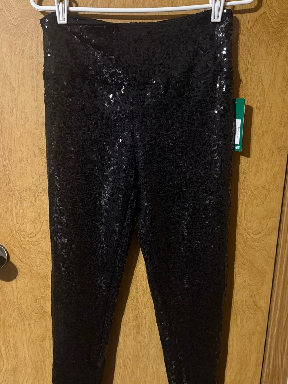 Tipsy Elves Black Sequin Leggings